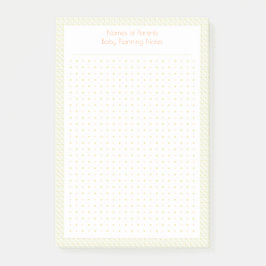 Aangepaste Green Dot Grid Nieuwe Baby Plan Planne Post-it® Notes