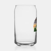 Aangepaste Green Forest Mountain Cabin Blikvorm Glas (Rechts)