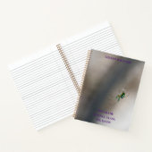 Aangepaste Green Orb Weaver Spider School Classroo Notitieboek (Binnen)