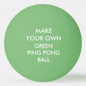 Aangepaste GREEN Ping Pong Ball (Voorkant)