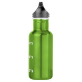 Aangepaste GREEN Roestvrij staal 18oz waterfles Waterfles (Rechts)
