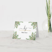 Aangepaste Greenery Name | van de bureau van Bedankkaart (Voorkant)