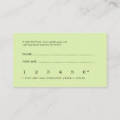 Aangepaste Greenleaf Nursery branding Klantenkaartje (Achterkant)