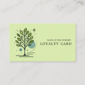 Aangepaste Greenleaf Nursery branding Klantenkaartje (Voorkant)