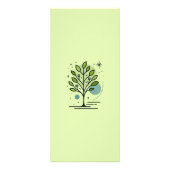 Aangepaste Greenleaf Nursery branding Reclamekaart (Achterkant)