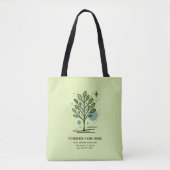 Aangepaste Greenleaf Nursery branding Tote Bag (Voorkant)