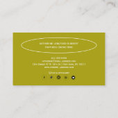 Aangepaste Greenleaf Nursery branding Visitekaartje (Achterkant)