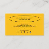 Aangepaste Greenleaf Nursery branding Visitekaartje (Achterkant)