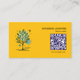 Aangepaste Greenleaf Nursery branding Visitekaartje