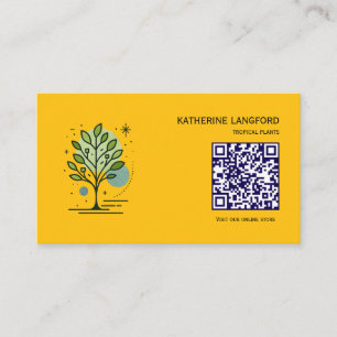 Aangepaste Greenleaf Nursery branding  Visitekaartje