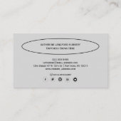 Aangepaste Greenleaf Nursery branding Visitekaartje (Achterkant)