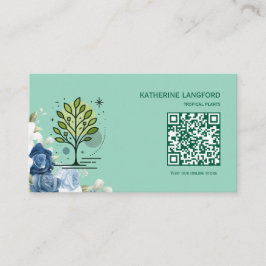 Aangepaste Greenleaf Nursery branding Visitekaartje