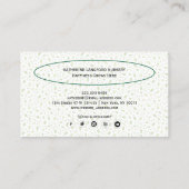 Aangepaste Greenleaf Nursery branding Visitekaartje (Achterkant)