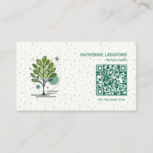 Aangepaste Greenleaf Nursery branding  Visitekaartje