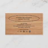 Aangepaste Greenleaf Nursery branding Visitekaartje (Achterkant)