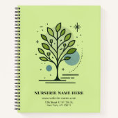 Aangepaste Greenleaf Nursery-huisstijl Notitieboek (Voorkant)