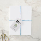 Aangepaste Greenleaf Nursery Merklabel Cadeaulabel (Met Touw)
