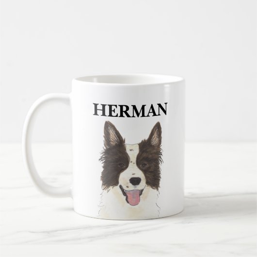 Aangepaste grensverzamelaarspost koffiemok (Links)