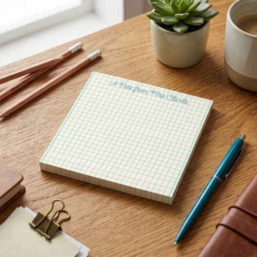 Aangepaste Grid Teacher Post-it® Notities Notes