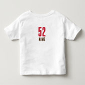 Aangepaste Gridiron Guardian #52 van [Teamnaam] Kinder Shirts (Achterkant)