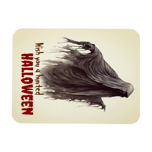 Aangepaste griezelige enge spookachtige spookachti magneet (Horizontaal)