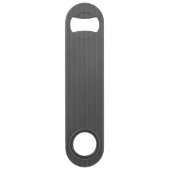 Aangepaste grijze instripes speed flessenopener (Achterkant)