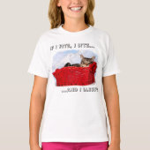 Aangepaste, grijze keuken in het rode mandje voora t-shirt (Voorkant)