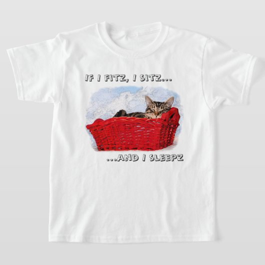 Aangepaste, grijze keuken in het rode mandje voora t-shirt (Laagn)