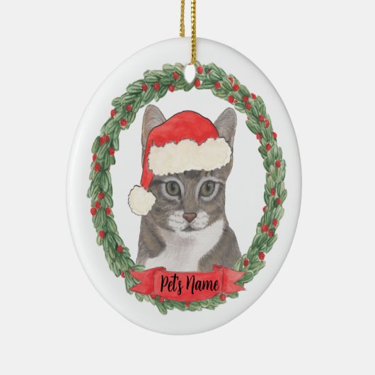 Aangepaste grijze tablet keramisch ornament (Rechts)