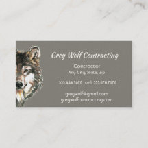 Aangepaste Grijze Wolf Contractor