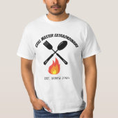 Aangepaste Grill Master Buitengewone grappige gril T-shirt (Voorkant)
