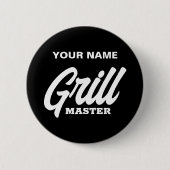 Aangepaste grill-stramienknoppen voor BBQ-partij Ronde Button 5,7 Cm (Voorkant)