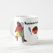 Aangepaste grillige grappige Japanse Kanji kalligr Koffiemok (Voorkant links)