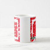 Aangepaste grillige grappige Japanse Kanji kalligr Koffiemok (Center)