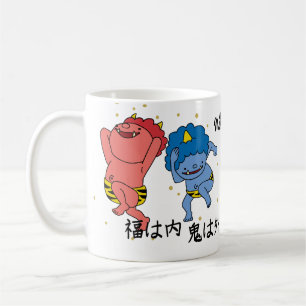 Aangepaste grillige grappige Japanse Kanji kalligr Koffiemok