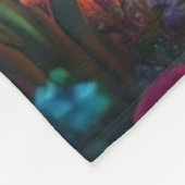 Aangepaste grillige Opossum Psychedelic Hippie Fleece Deken (Hoek)