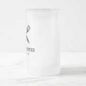 Aangepaste grillmaster-Mok Matglas Bierpul (Center)