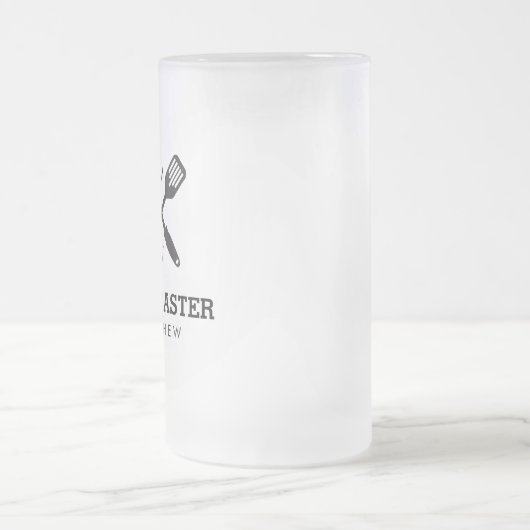 Aangepaste grillmaster-Mok Matglas Bierpul (Center)