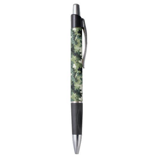 Aangepaste Grip Ink Pen-Emmy-Green Camo Print Pen (Achterkant (Verticaal))
