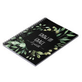 Aangepaste groei in Grace Waterverf Greenery Chris Notitieboek (Linkerzijde)