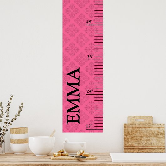 Aangepaste groeikaart - Barok Poster (Keuken)