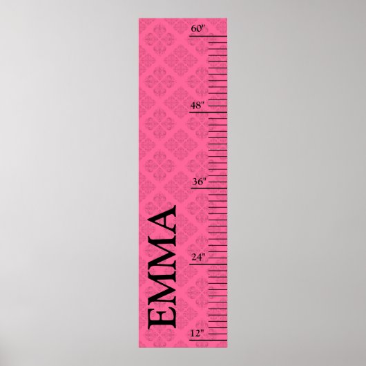 Aangepaste groeikaart - Barok Poster (Voorkant)