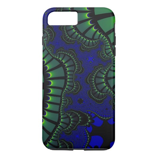 Aangepaste Groen Blauw Remix iPhone 8/7 Plus Hoesj Case-Mate iPhone Case (Achterkant)