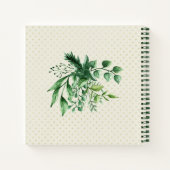 Aangepaste groen laat bruiloft Vrijgezellenfeest Notitieboek (Achterkant)