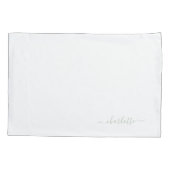 Aangepaste groene Bed Kussen Kussensloop (Achterkant)