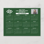 Aangepaste groene bedrijfsagenda 2027 briefkaart (Voorkant)