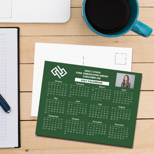 Aangepaste groene bedrijfsagenda 2027 briefkaart