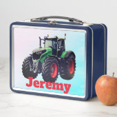 Aangepaste groene Boerderij tractor (In situ)