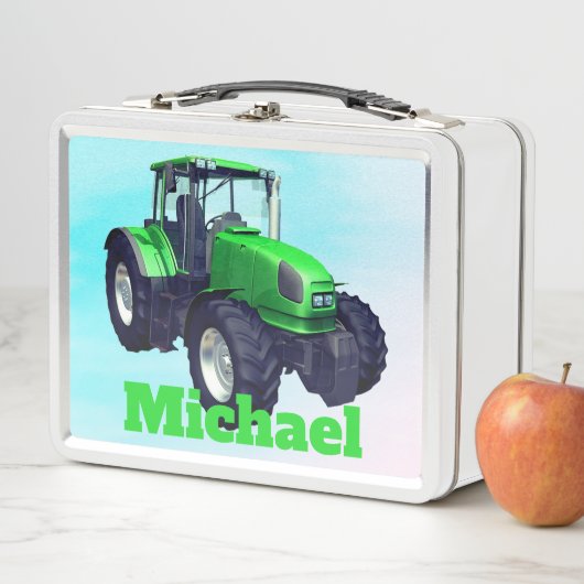 Aangepaste groene Boerderij tractor (In situ)