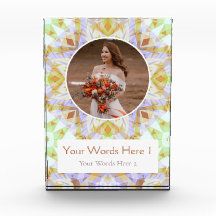 Aangepaste Groene Bruine Ster Huwelijk Gift